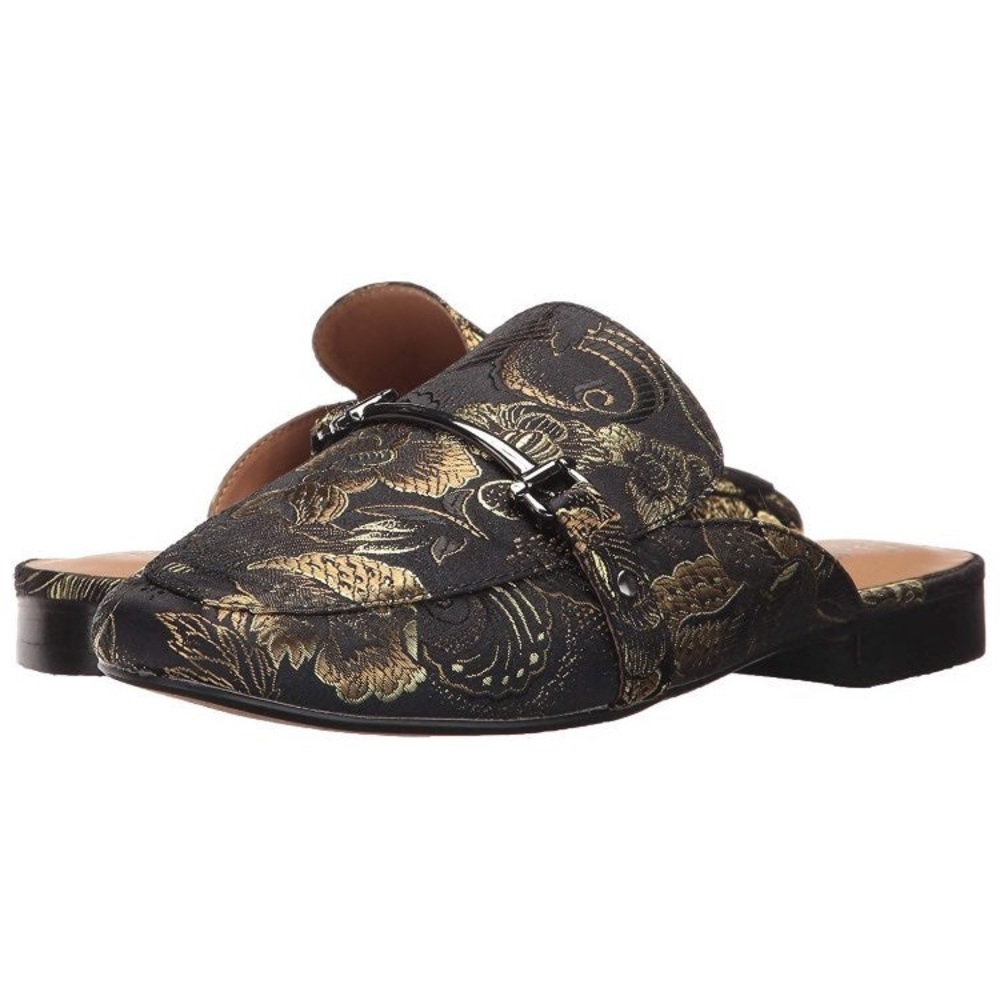 Franco Sarto Women's Dalton 2  Black/Green mule